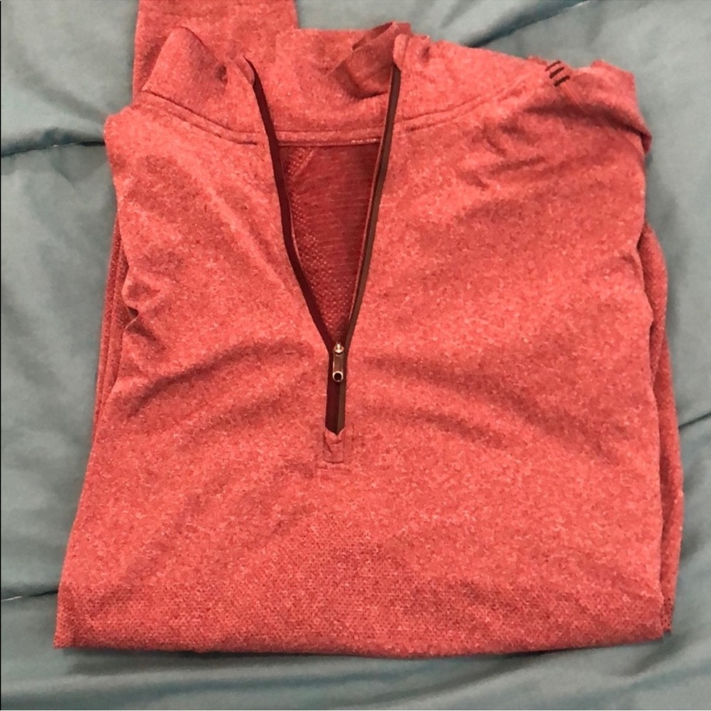 Lululemon Vent Tech Quarter Zip Long Sleeve Shirt Maroon